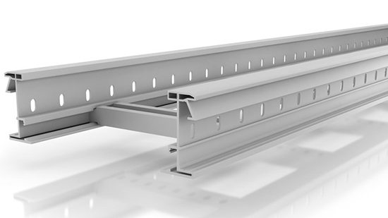 Insulating cable tray 66 - U23X colour grey