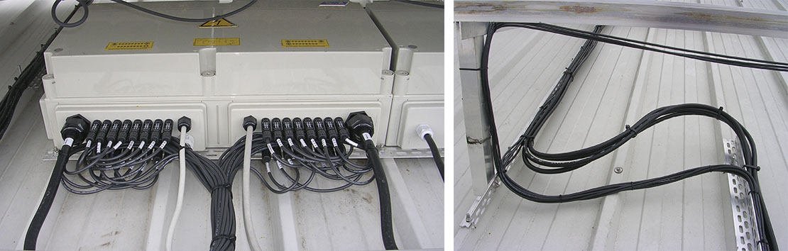 Cable ties 22 for photovoltaics