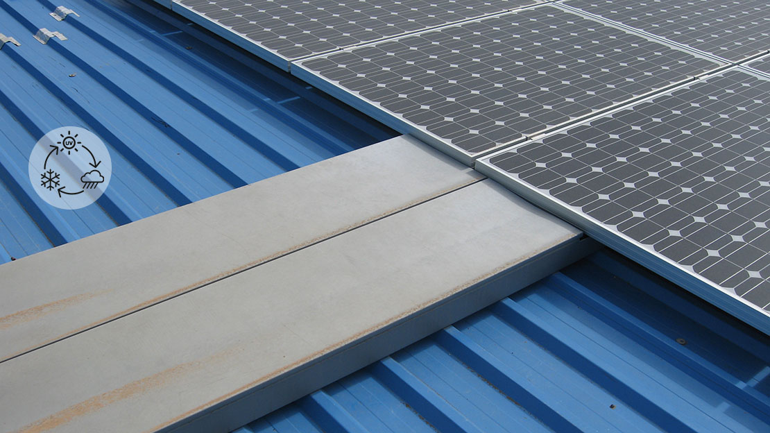 Material apto para intemperie en instalaciones fotovoltaicas
