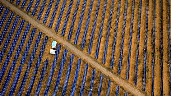 Instalación fotovoltaica desierto