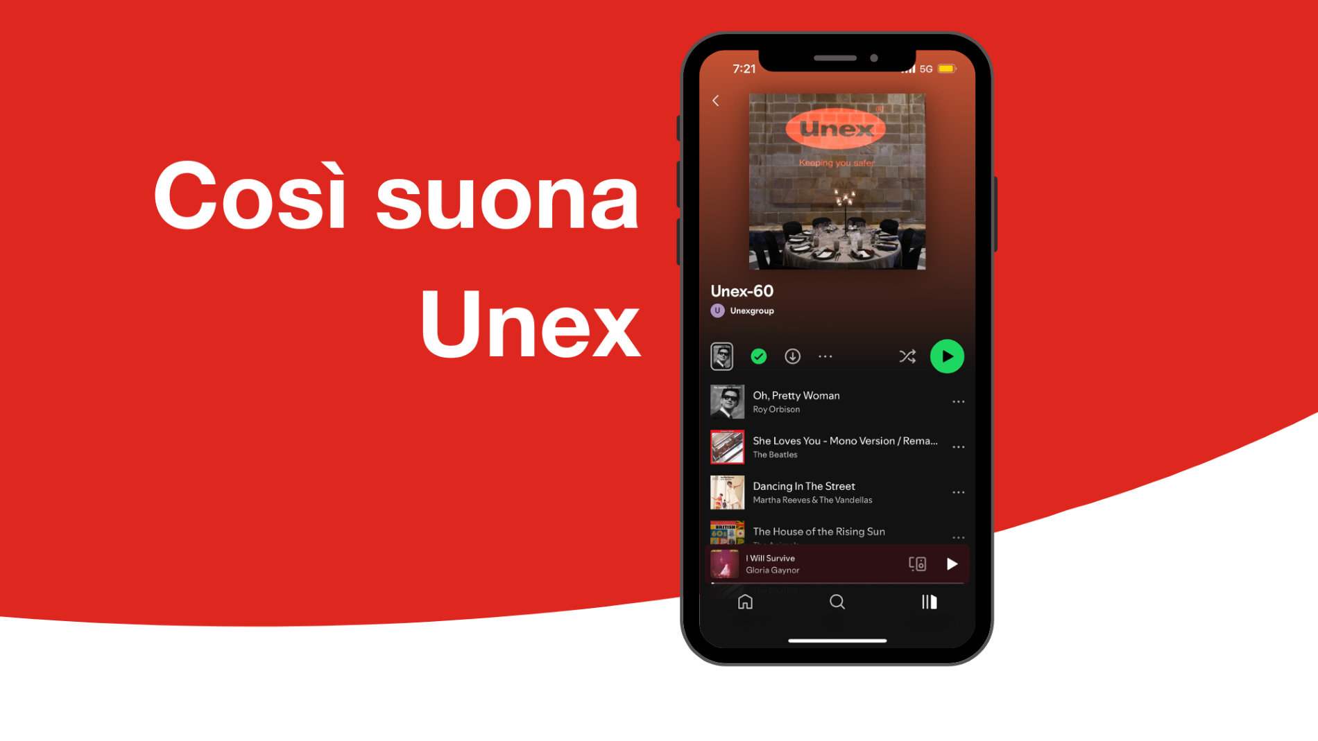 Così suona Unex