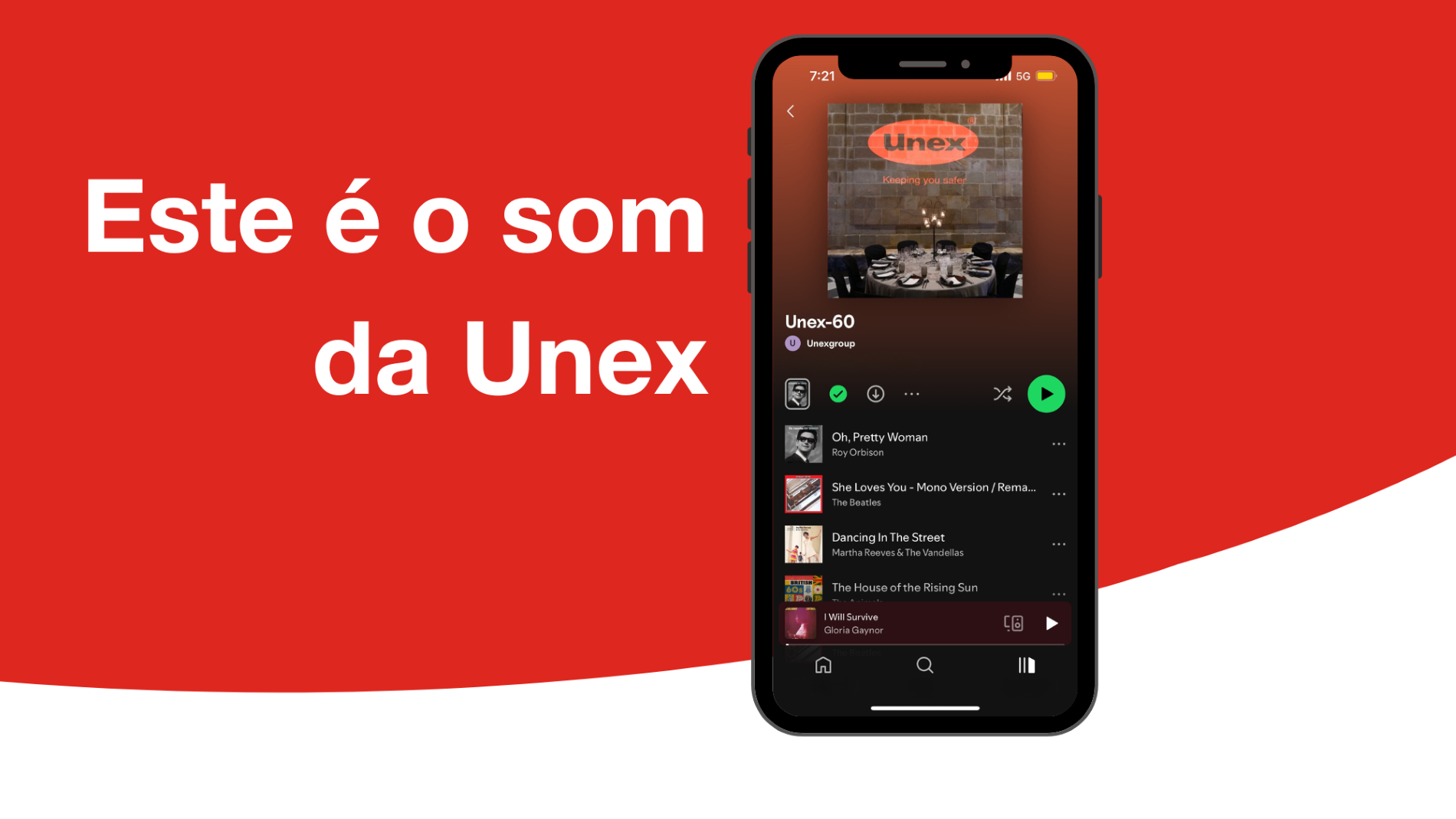 Este é o som da Unex