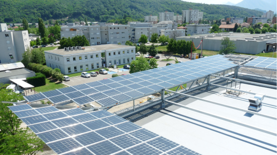 Soluciones fotovoltaicas Unex en Francia.